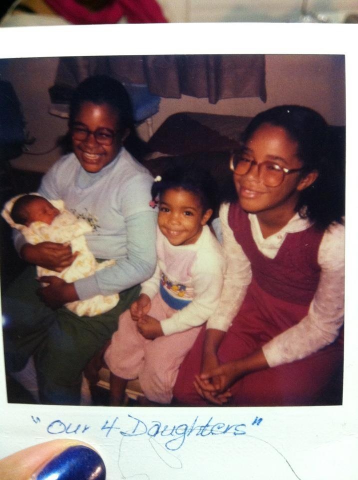 My sisters and I, circa 1983